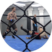 Coach Kale Anderson, MMA and grappling coach at Rumble Martial Arts.